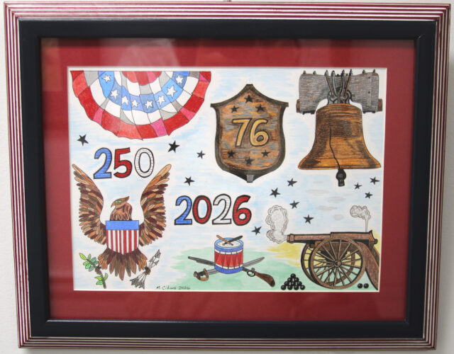 Salem chamber art gallery celebrating America 250